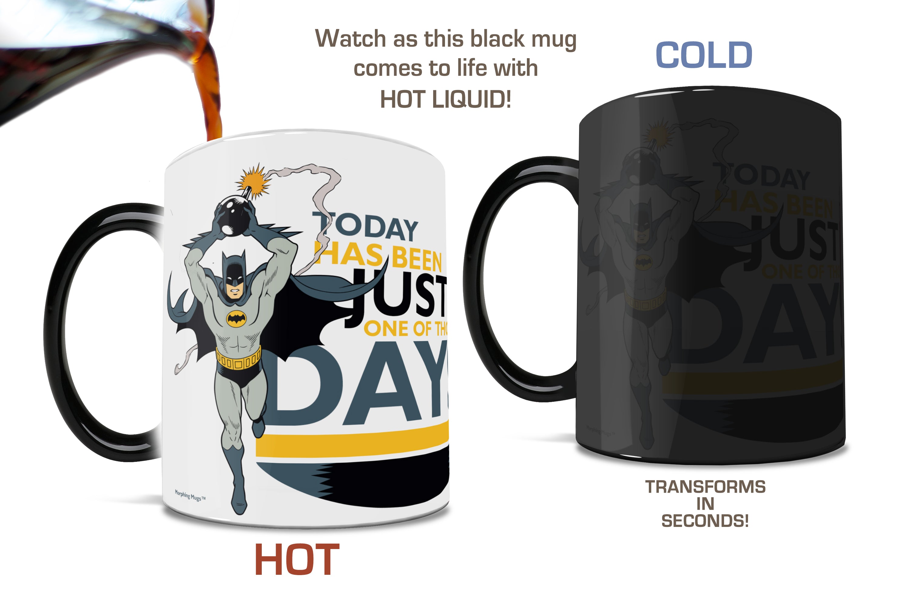 DC Comics (Batman: Classic TV Series - One of Those Days) Morphing Mugs® Heat-Sensitive Mug MMUG174